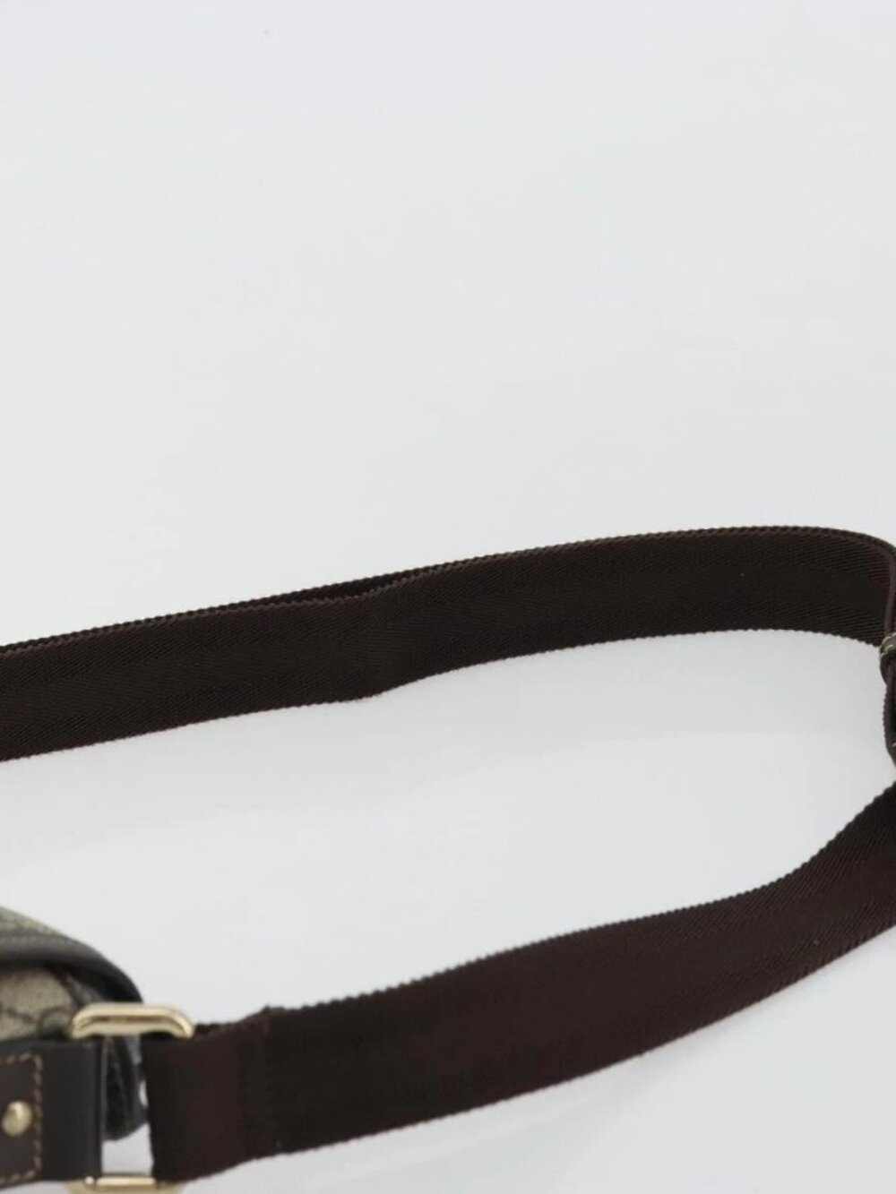GUCCI GG Supreme Shoulder Bag PVC Beige Gold Auth 175441 - Picture 9 of 16